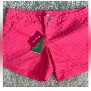 64.00 NWT LILLY PULITZER SZ 2 ADIE SHORTS BUNGALOW PINK